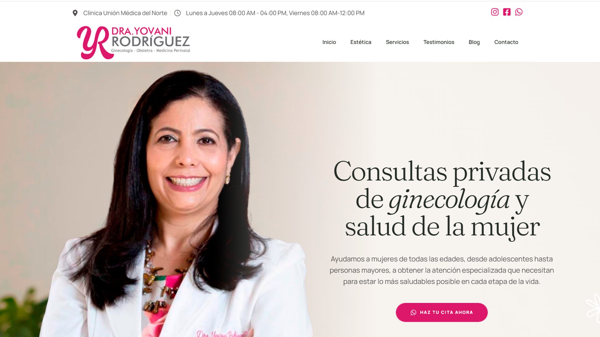 Dra. Yovani Rodríguez 
